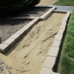 Création de descente de garage en béton désactivé Lillers